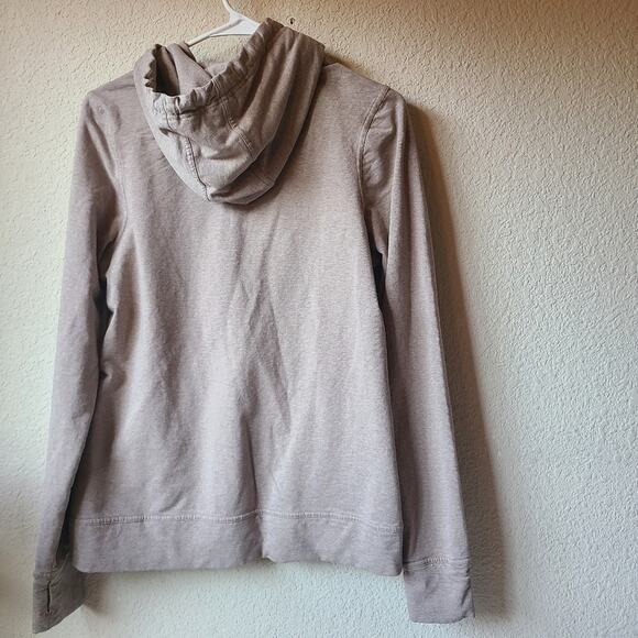 Pact Beige Zip-Up Hoodie Women's Size M - Picture 4 of 10
